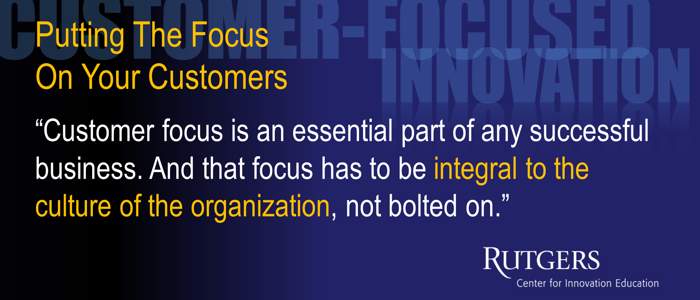Carol Buehrens reviews how customer focused innovation is different than the current practice.